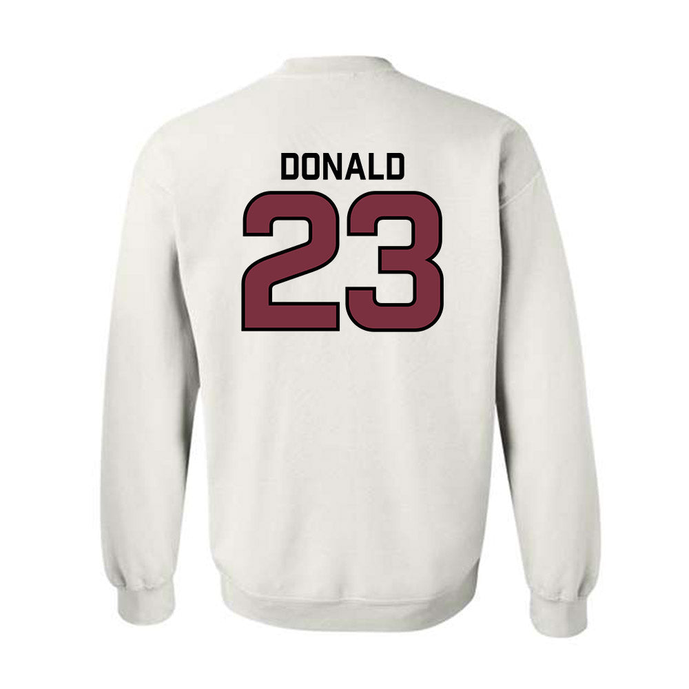Bellarmine - NCAA Men's Basketball : Sam Donald - Classic Shersey Crewneck Sweatshirt-3