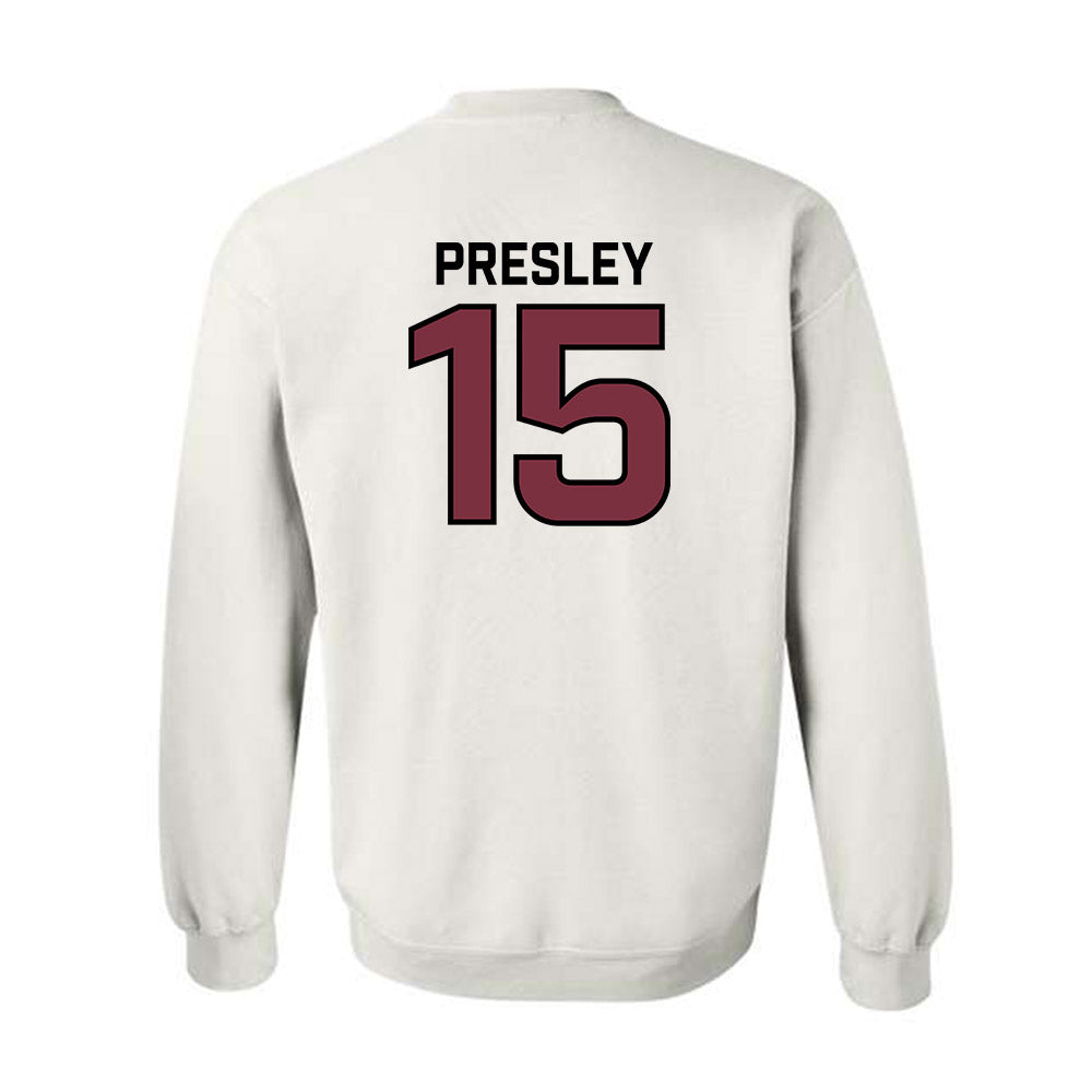 Bellarmine - NCAA Football : Logan Presley - Classic Shersey Crewneck Sweatshirt-2