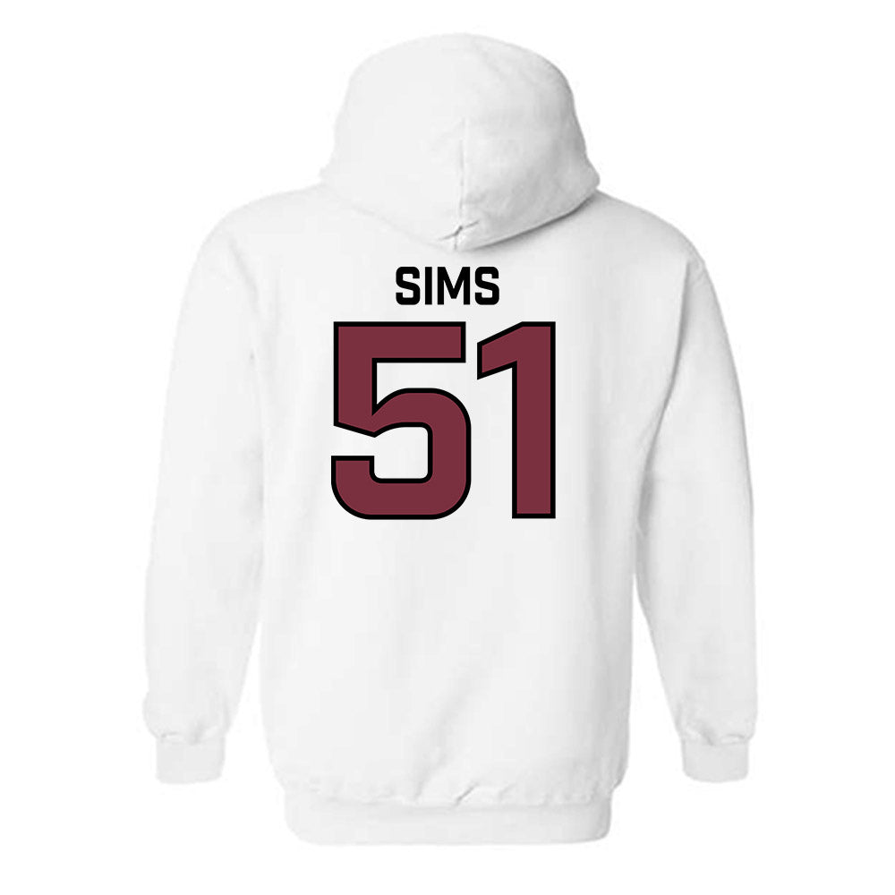 Bellarmine - NCAA Baseball : Connor Sims - Classic Shersey Hooded Sweatshirt-2