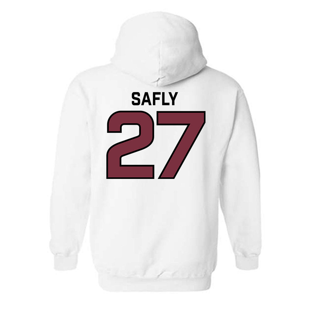 Bellarmine - NCAA Men's Soccer : Sam Safly - Classic Shersey Hooded Sweatshirt-3