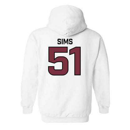 Bellarmine - NCAA Baseball : Connor Sims - Classic Shersey Hooded Sweatshirt-3