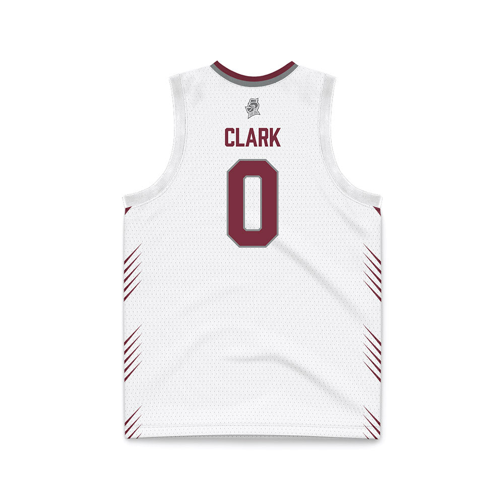 Bellarmine - NCAA Men's Basketball : Tommy Clark - White Basketball Jersey-1