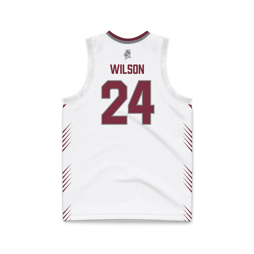 Bellarmine - NCAA Men's Basketball : Michael Wilson - White Basketball Jersey-1