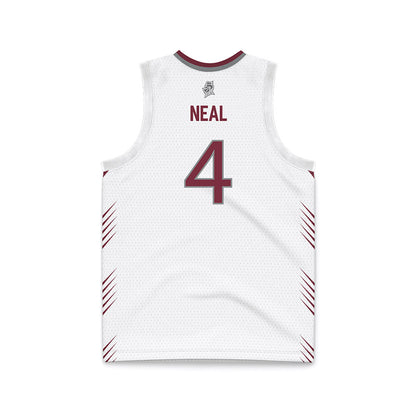 Bellarmine - NCAA Men's Basketball : Grant Neal - White Basketball Jersey-1