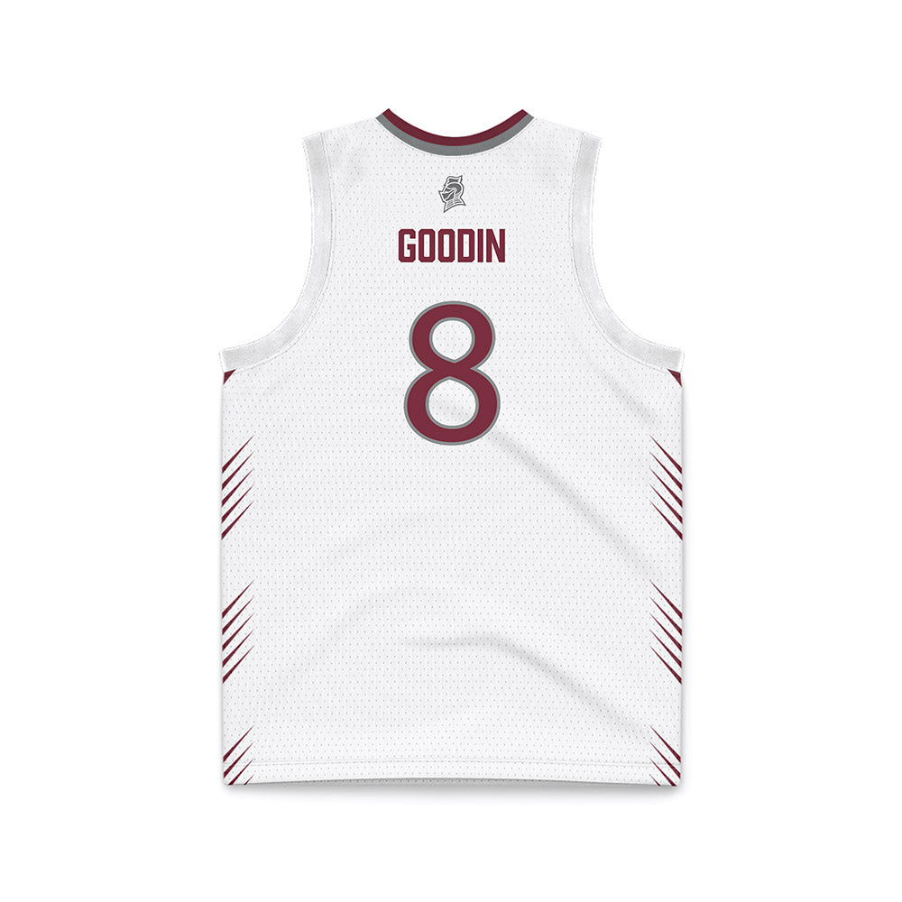 Bellarmine - NCAA Men's Basketball : Kenyon Goodin - White Basketball Jersey-1