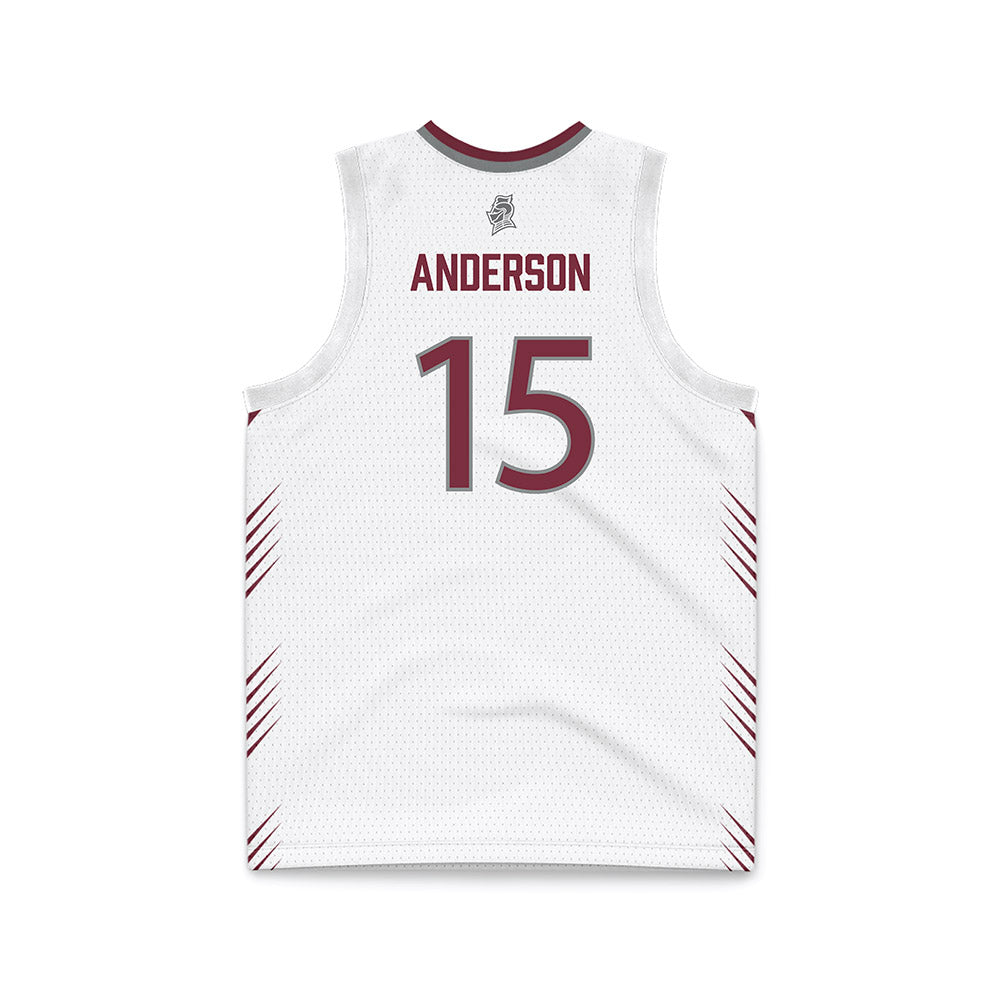 Bellarmine - NCAA Men's Basketball : Luke Anderson - White Basketball Jersey-1