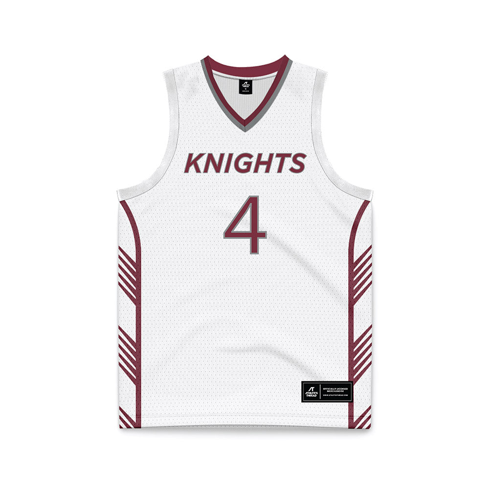 Bellarmine - NCAA Men's Basketball : Grant Neal - White Basketball Jersey-0