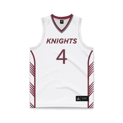 Bellarmine - NCAA Men's Basketball : Grant Neal - White Basketball Jersey-0