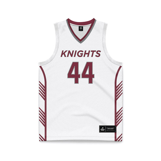 Bellarmine - NCAA Men's Basketball : Jacob Wassler - White Basketball Jersey-0