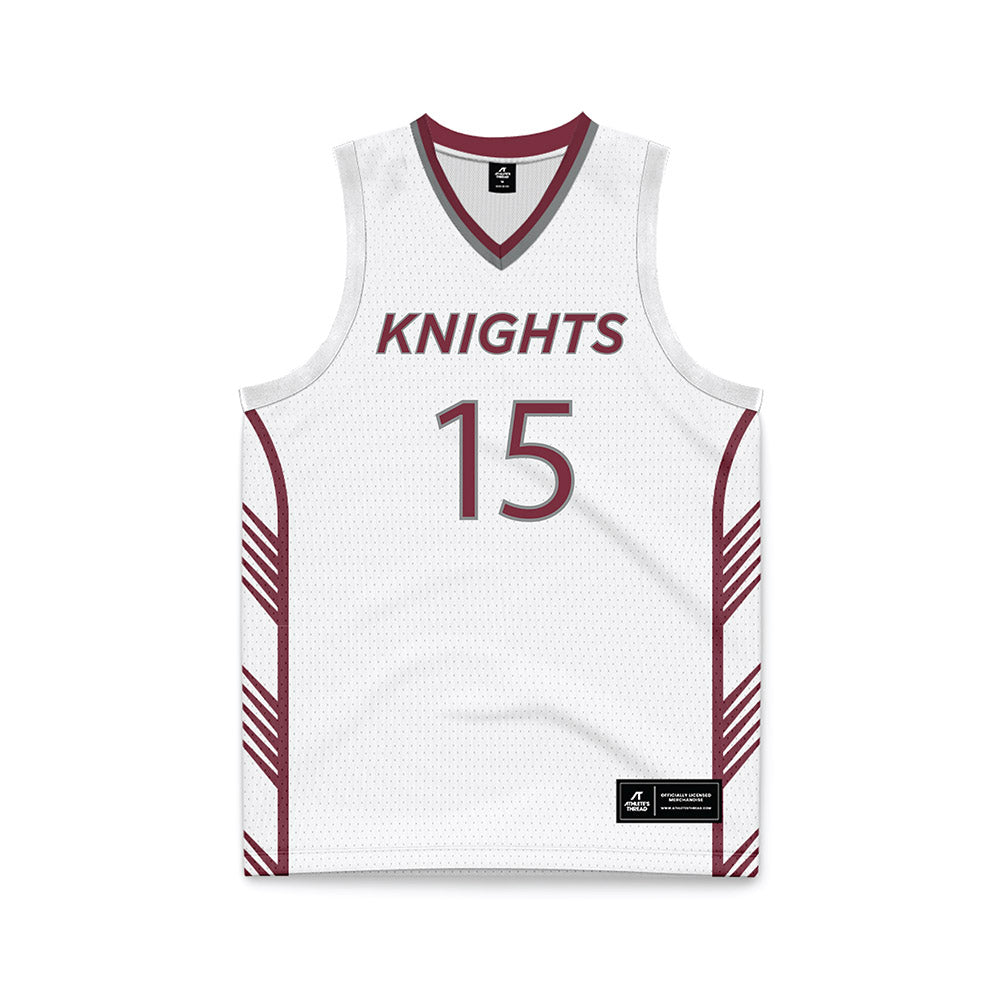 Bellarmine - NCAA Men's Basketball : Luke Anderson - White Basketball Jersey-0