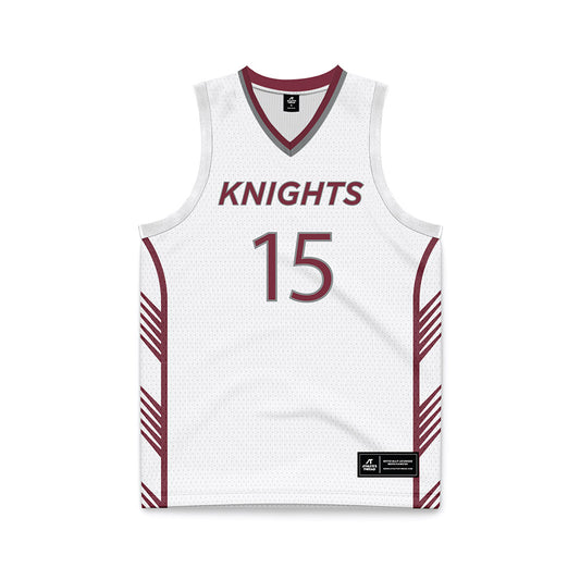 Bellarmine - NCAA Men's Basketball : Luke Anderson - White Basketball Jersey-0