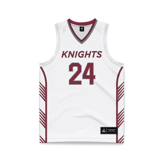 Bellarmine - NCAA Men's Basketball : Michael Wilson - White Basketball Jersey-0