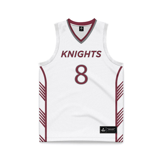 Bellarmine - NCAA Men's Basketball : Kenyon Goodin - White Basketball Jersey-0