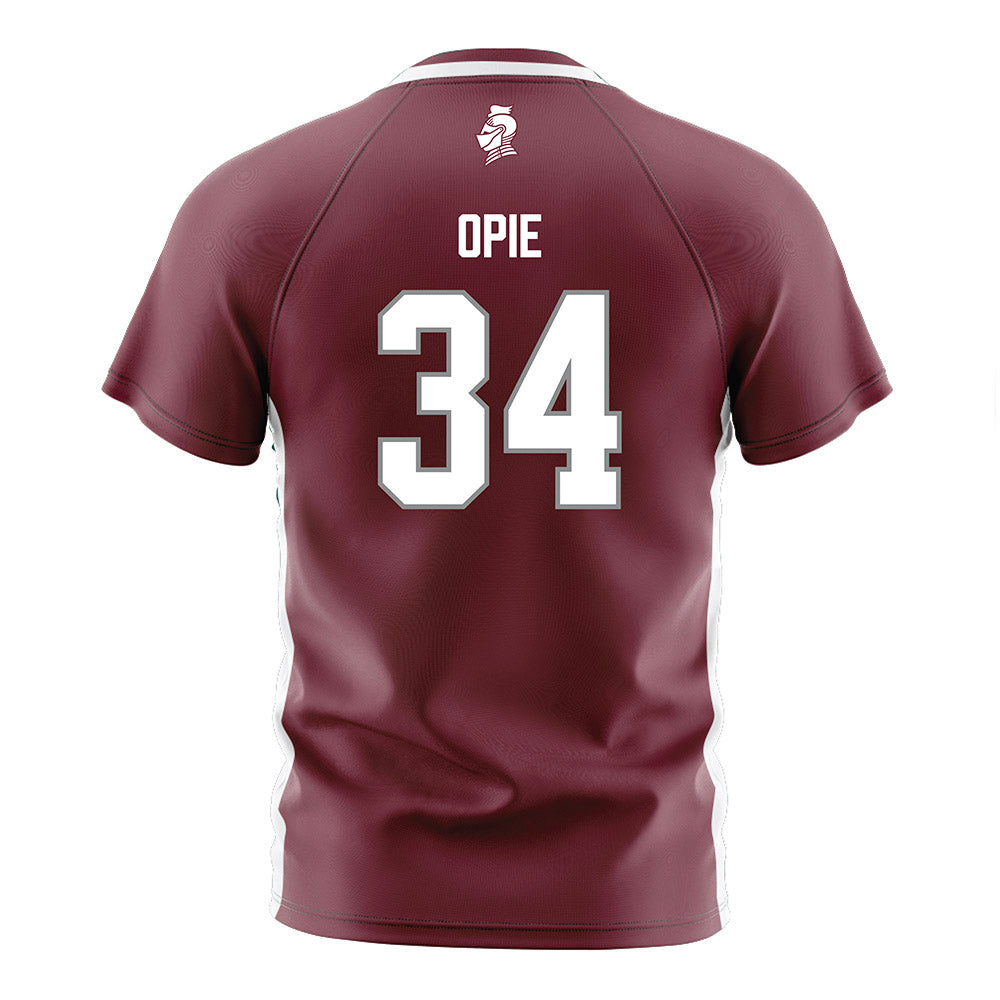 Bellarmine - NCAA Men's Soccer : Ezekiel Opie - Maroon Soccer Jersey-1