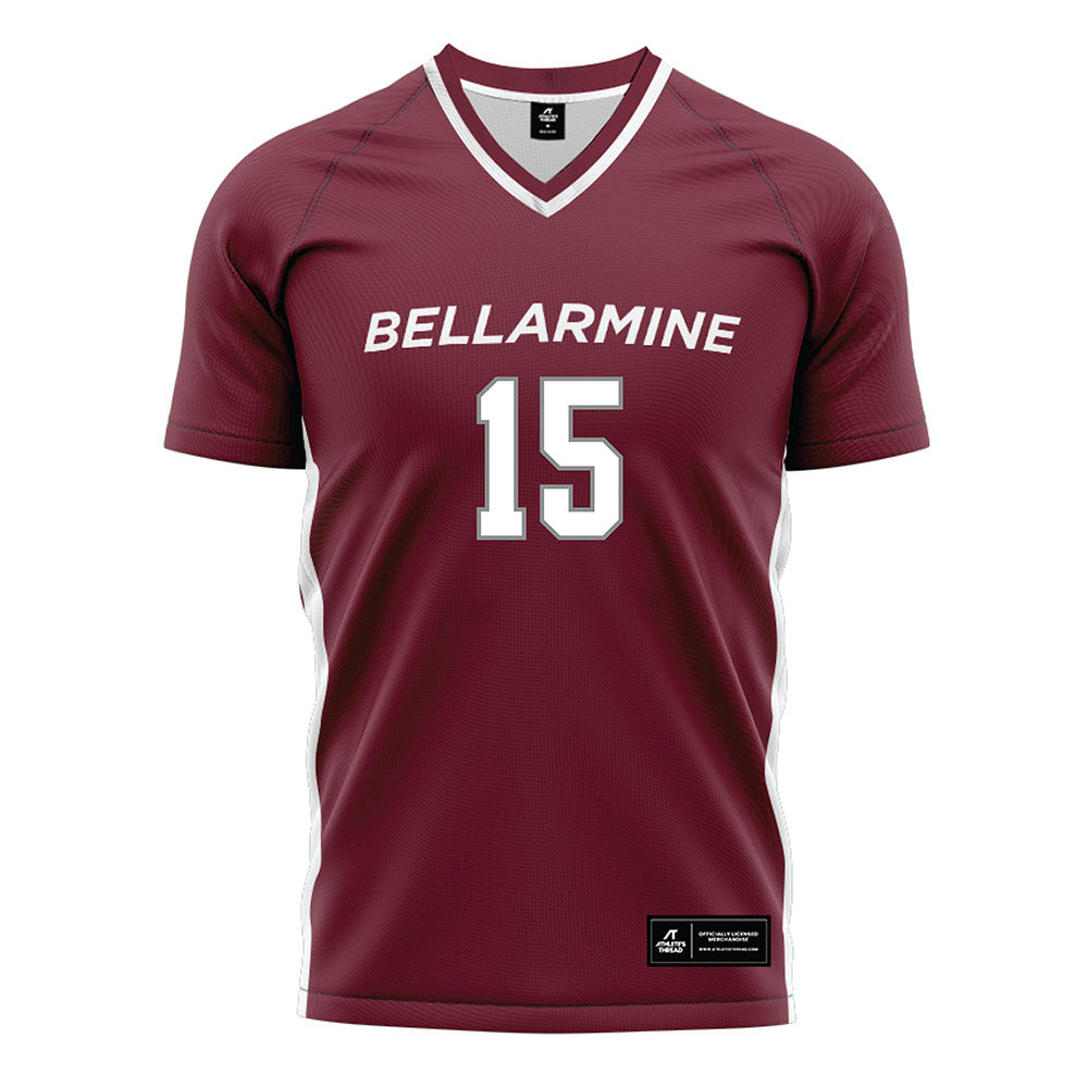 Bellarmine - NCAA Men's Soccer : Bennett Kirn - Maroon Soccer Jersey-0