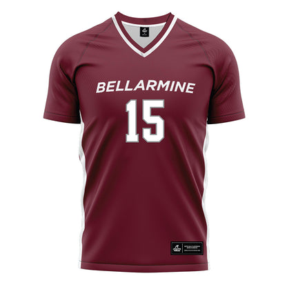Bellarmine - NCAA Men's Soccer : Bennett Kirn - Maroon Soccer Jersey-0
