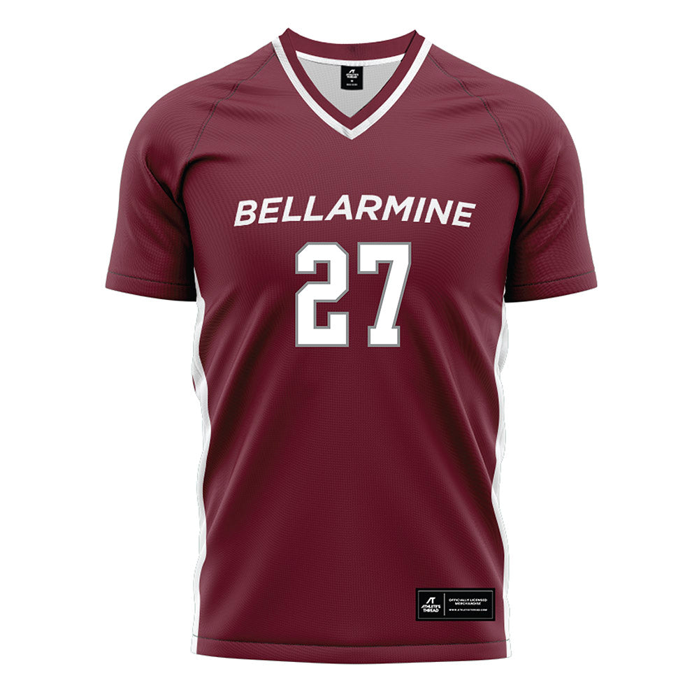 Bellarmine - NCAA Men's Soccer : Sam Safly - Maroon Soccer Jersey-0