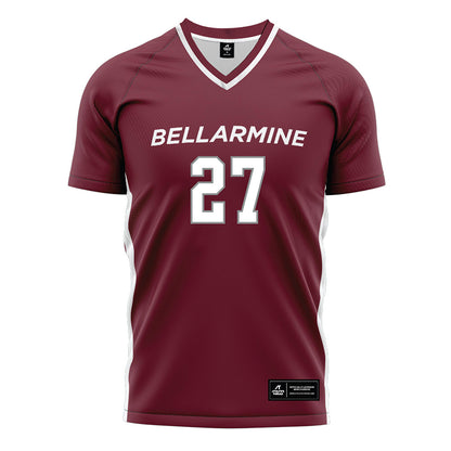 Bellarmine - NCAA Men's Soccer : Sam Safly - Maroon Soccer Jersey-0