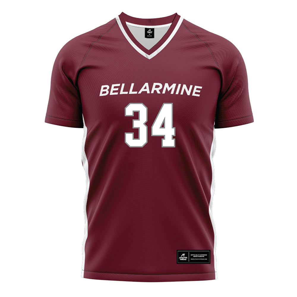 Bellarmine - NCAA Men's Soccer : Ezekiel Opie - Maroon Soccer Jersey-0