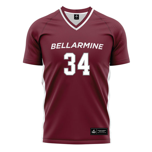 Bellarmine - NCAA Men's Soccer : Ezekiel Opie - Maroon Soccer Jersey-0