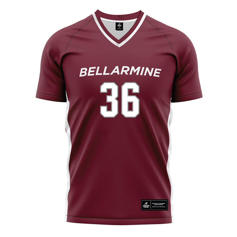 Bellarmine - NCAA Men's Soccer : Ben Howard - Maroon Soccer Jersey-0