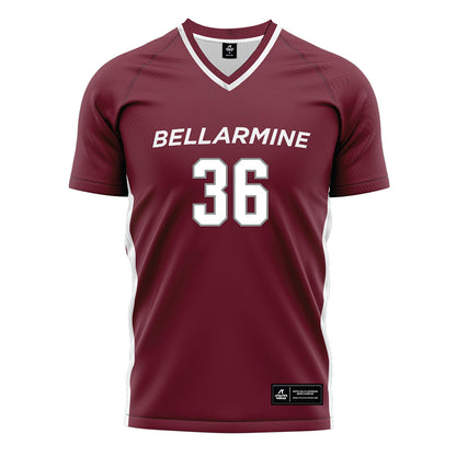 Bellarmine - NCAA Men's Soccer : Ben Howard - Maroon Soccer Jersey-0