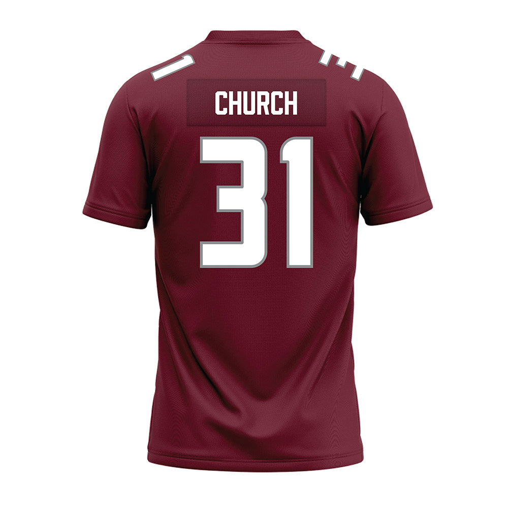 Bellarmine - NCAA Football : connor church - Premium Football Jersey-1