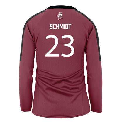 Bellarmine - NCAA Women's Volleyball : Jess Schmidt - Red Volleyball Jersey-1