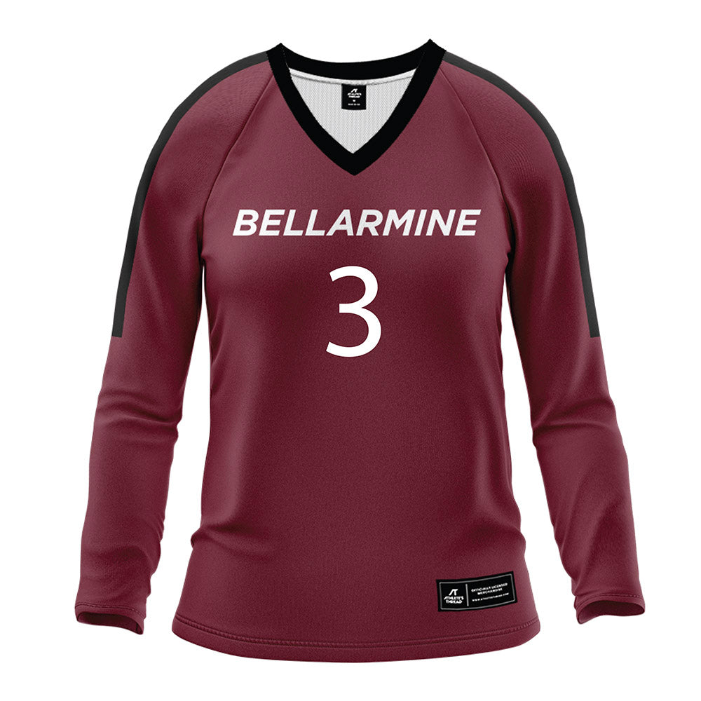 Bellarmine - NCAA Women's Volleyball : Bri Thurston - Red Volleyball Jersey-0
