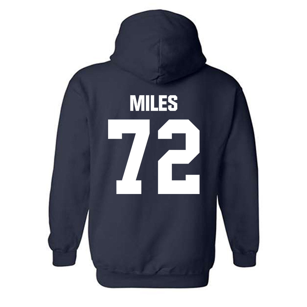 UNH - NCAA Football : Ty Miles - Classic Shersey Hooded Sweatshirt-1