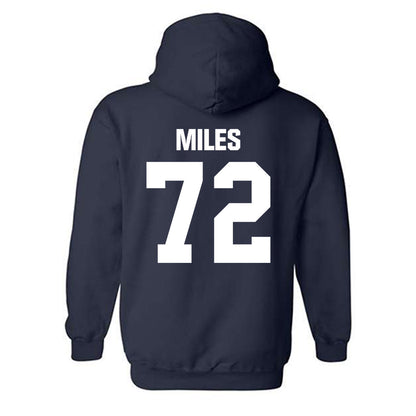 UNH - NCAA Football : Ty Miles - Classic Shersey Hooded Sweatshirt-1