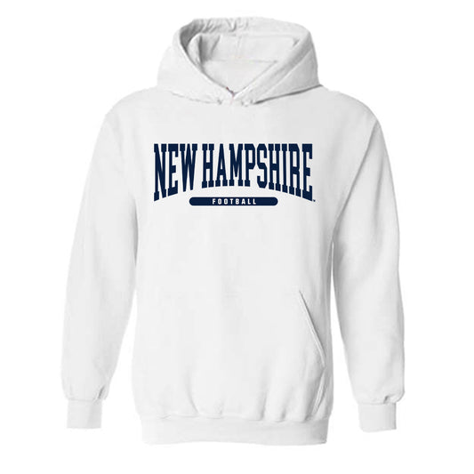 UNH - NCAA Football : Mason Smith - Classic Shersey Hooded Sweatshirt-0