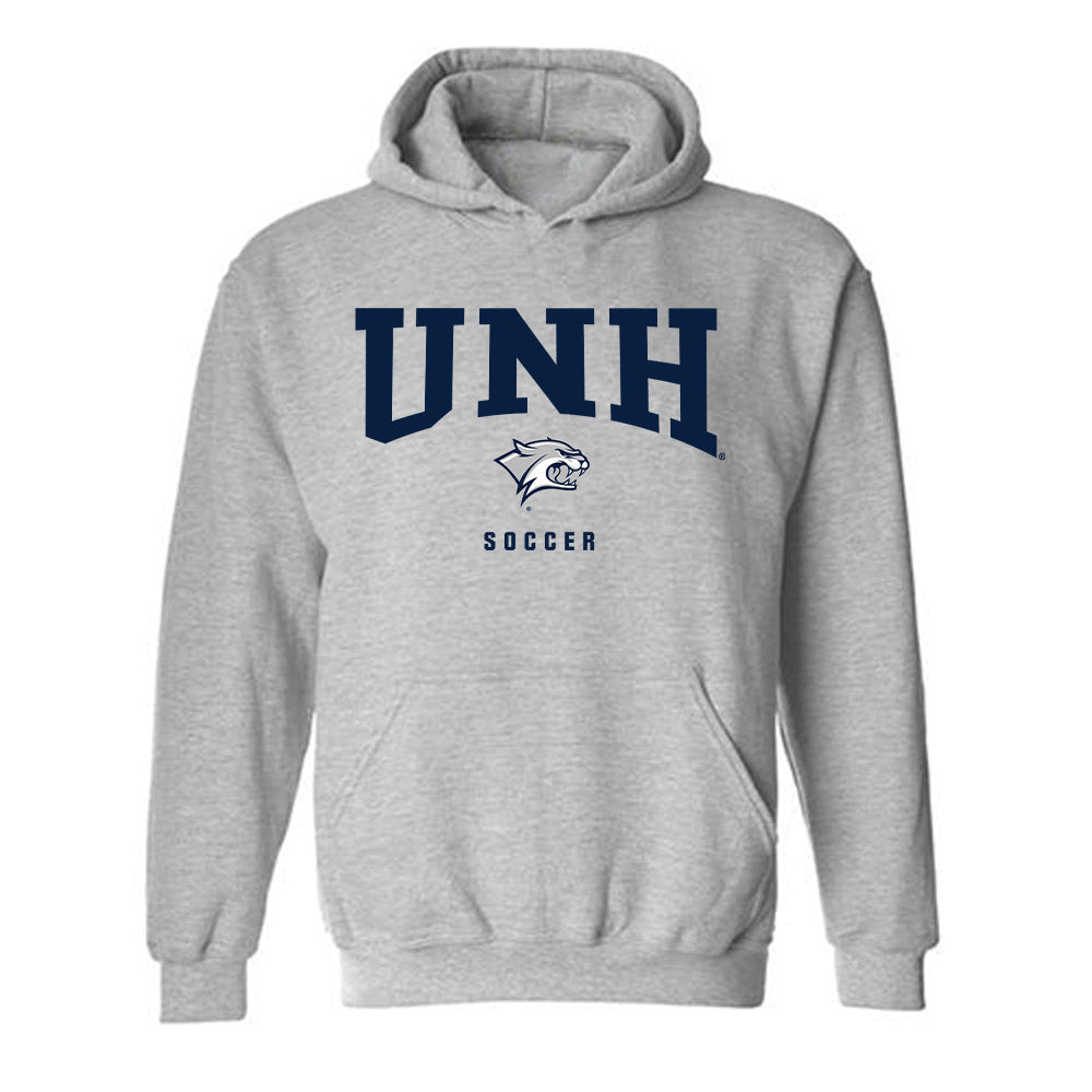 UNH - NCAA Women's Soccer : Chloe DeLyser - Classic Shersey Hooded Sweatshirt-0