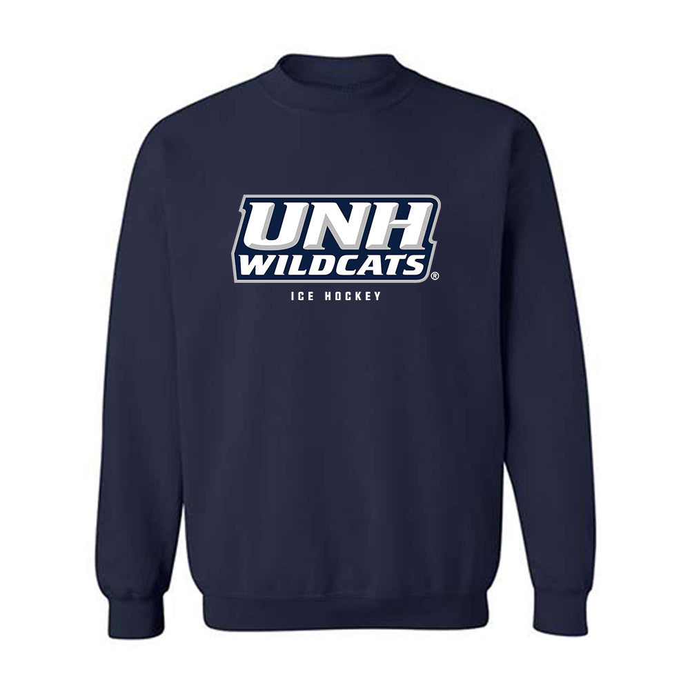 UNH - NCAA Men's Ice Hockey : Zach Hahn - Classic Shersey Crewneck Sweatshirt-0