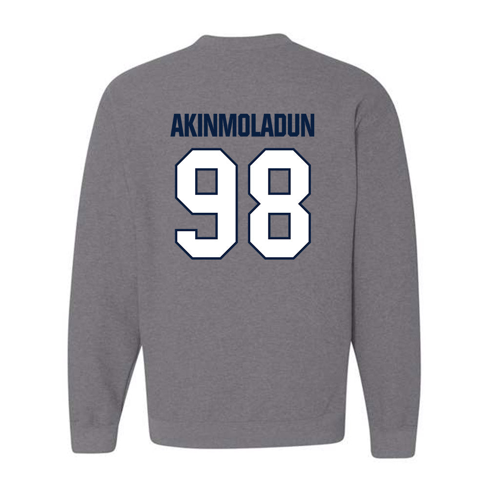 UNH - NCAA Football : Justice Akinmoladun - Classic Shersey Crewneck Sweatshirt-1