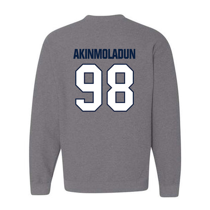 UNH - NCAA Football : Justice Akinmoladun - Classic Shersey Crewneck Sweatshirt-1