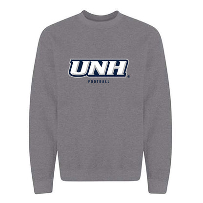 UNH - NCAA Football : Justice Akinmoladun - Classic Shersey Crewneck Sweatshirt-0