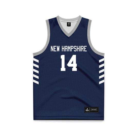  - NCAA Men's Basketball : Antoni Siewruk - Blue Basketball Jersey-0