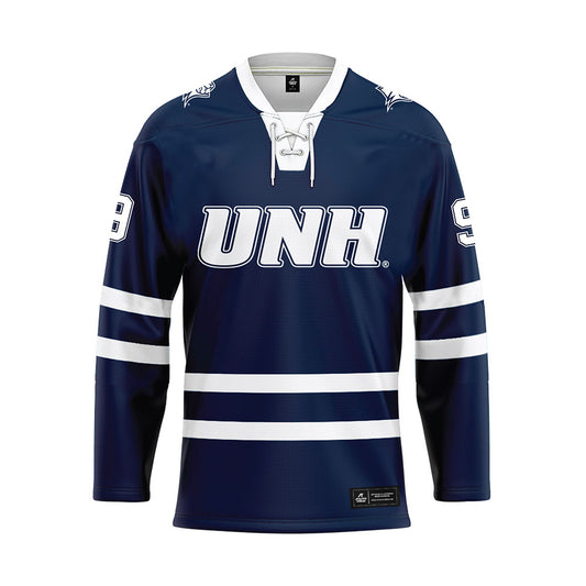 UNH - NCAA Men's Ice Hockey : Jack Cronin - Blue Hockey Jersey-0