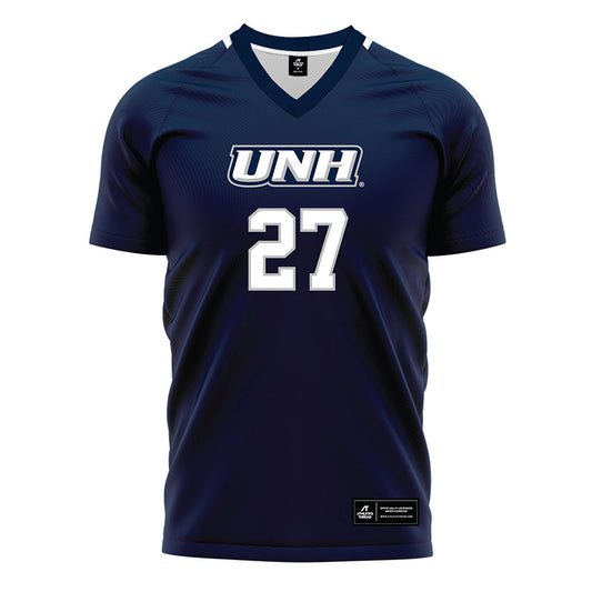 UNH - NCAA Women's Soccer : Natalie Zibinskas - Blue Soccer Jersey-0