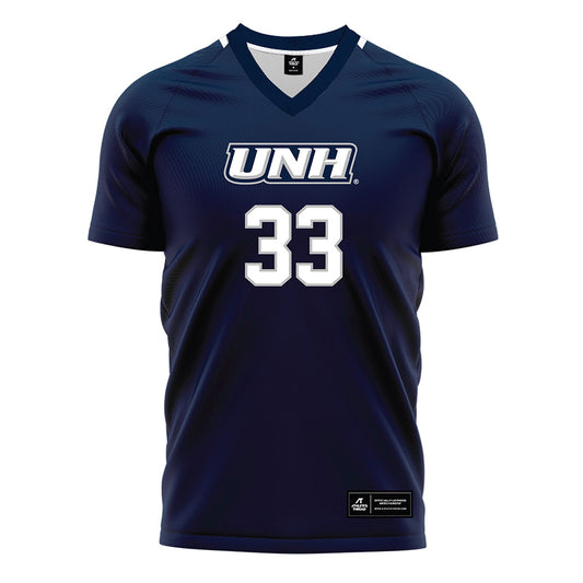 UNH - NCAA Women's Soccer : Chloe DeLyser - Blue Soccer Jersey-0