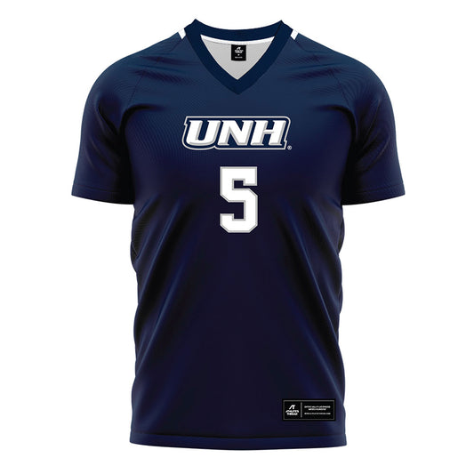 UNH - NCAA Women's Soccer : Ava Vanbuskirk - Blue Soccer Jersey-0