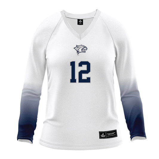 UNH - NCAA Women's Volleyball : Raya Evlogieva - White Volleyball Jersey-0