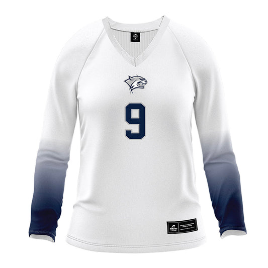 UNH - NCAA Women's Volleyball : Katie Smith - White Volleyball Jersey-0