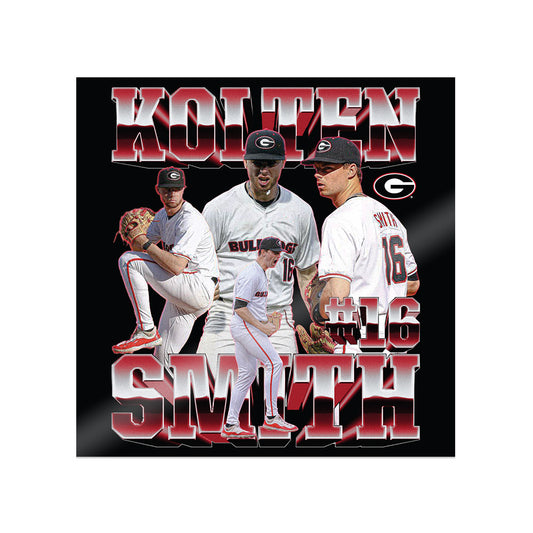 Georgia - NCAA Baseball : Kolten Smith - Player Collage Sticker-0