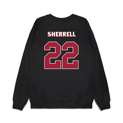 Alabama - NCAA Men's Basketball : Aiden Sherrell - Blue Collar Caricature Premium Crewneck Sweatshirt-1