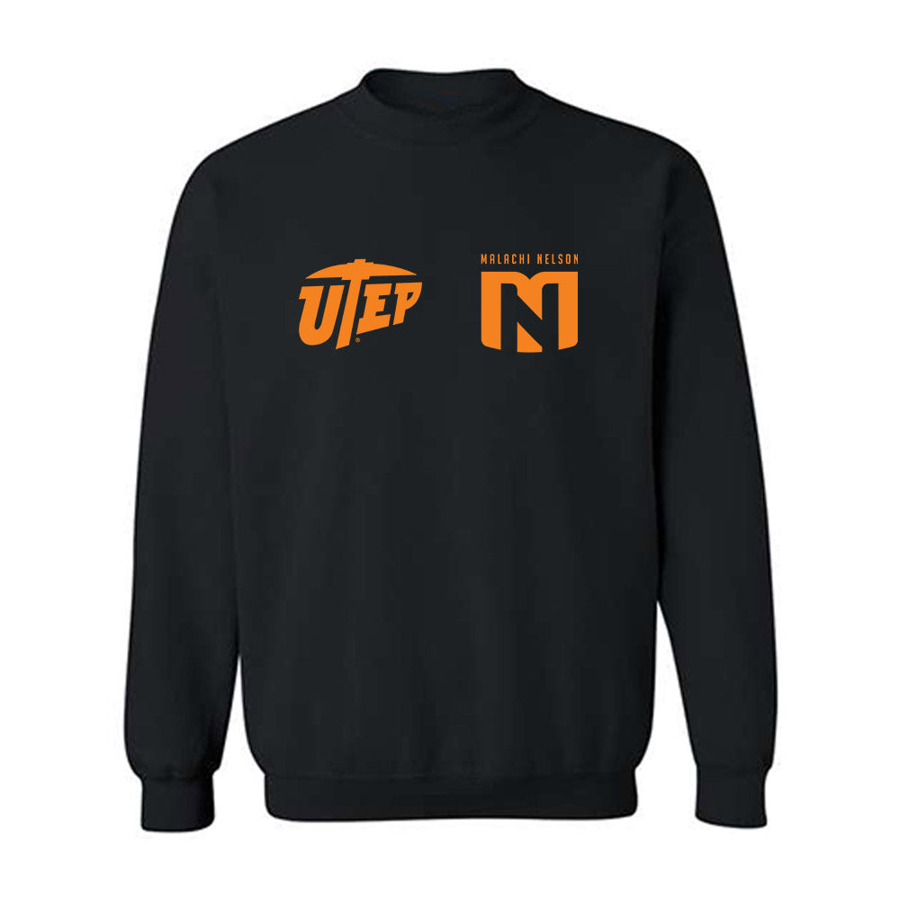UTEP - NCAA Football : Malachi Nelson - Crewneck Sweatshirt-0