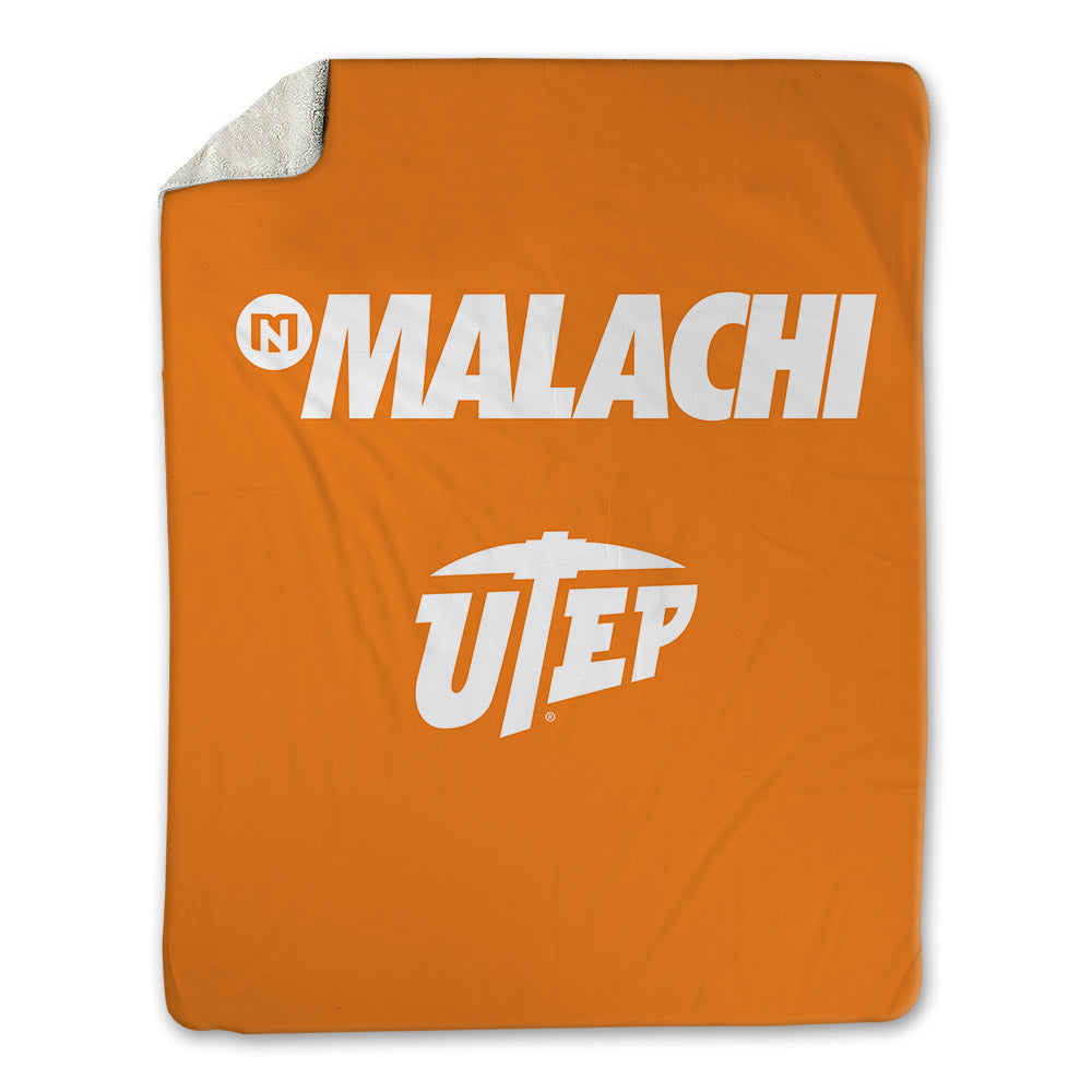 UTEP - NCAA Football : Malachi Nelson - Blanket-0