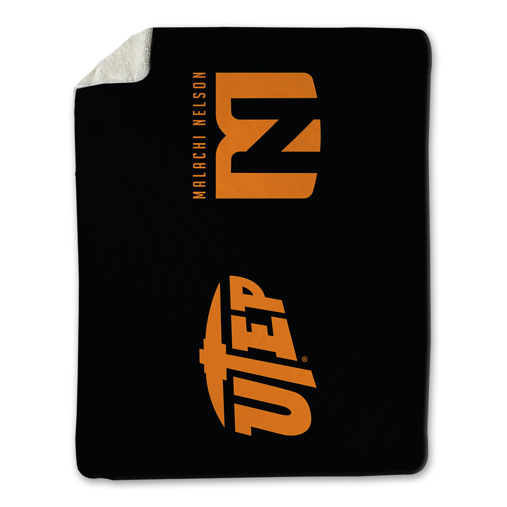 UTEP - NCAA Football : Malachi Nelson - Blanket-0