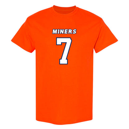 UTEP - NCAA Football : Malachi Nelson - Orange T-Shirt-0